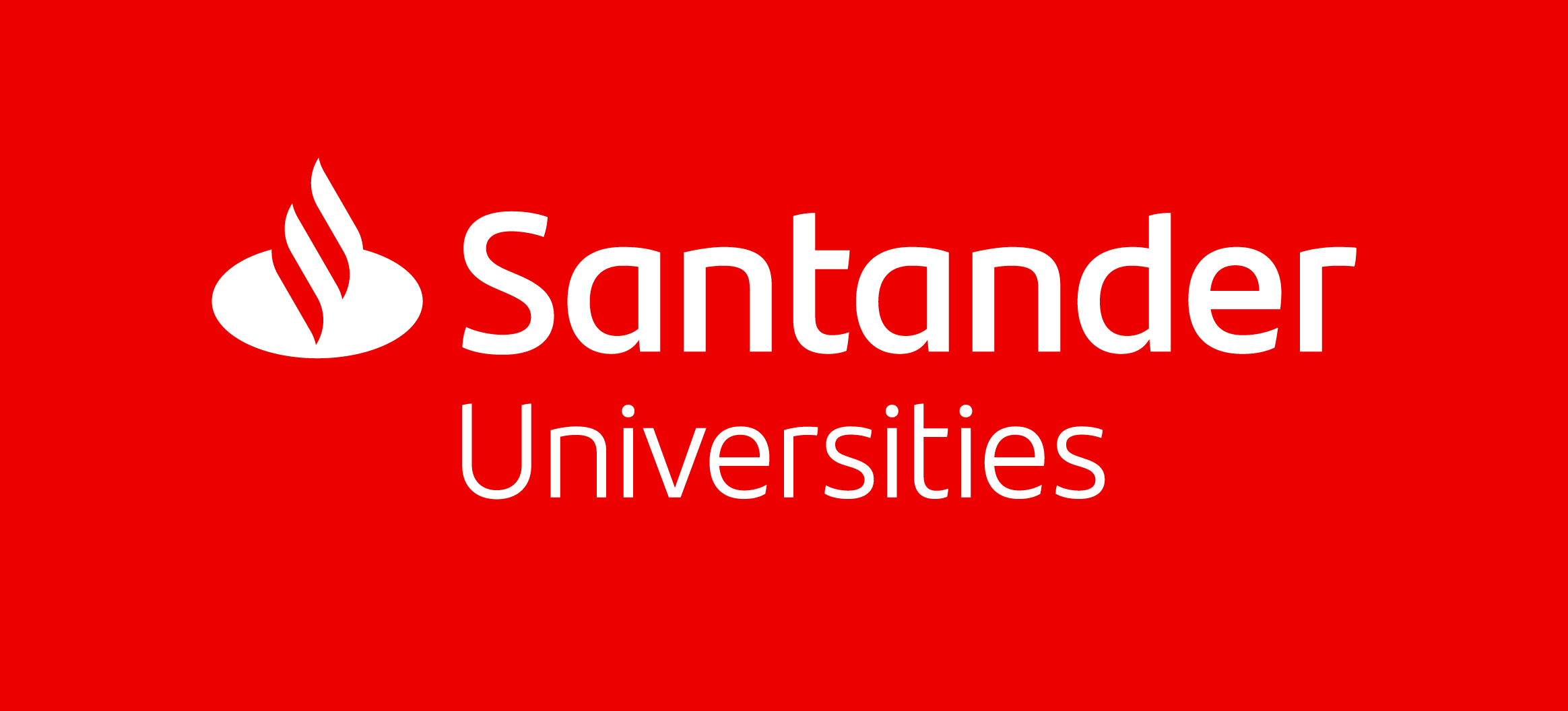 The red and white logo for the Santander Universities initiative