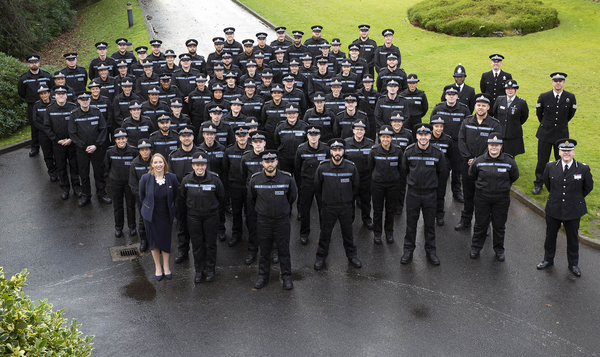 Cohort of student officers on the Policing Education Qualifications Framework programme