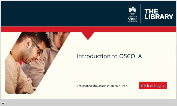 Screenshot of introduction to OSCOLA