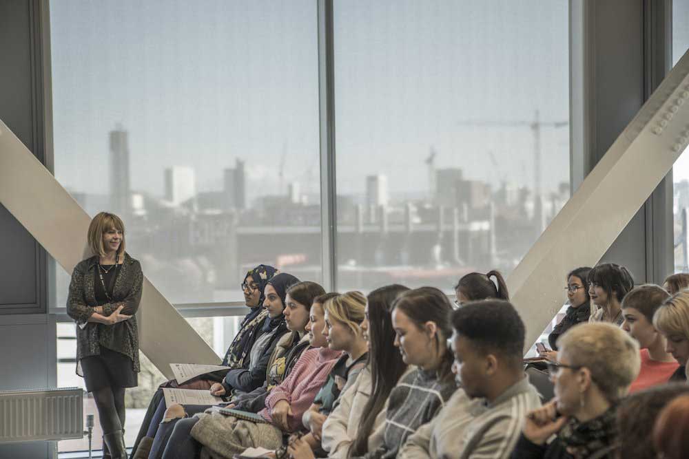 Students in a lecture