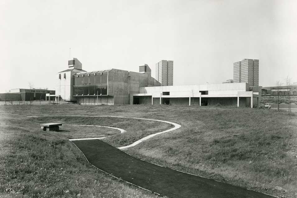 Archive: Chapman Building - built in 1972. This photo was taken in 1973.