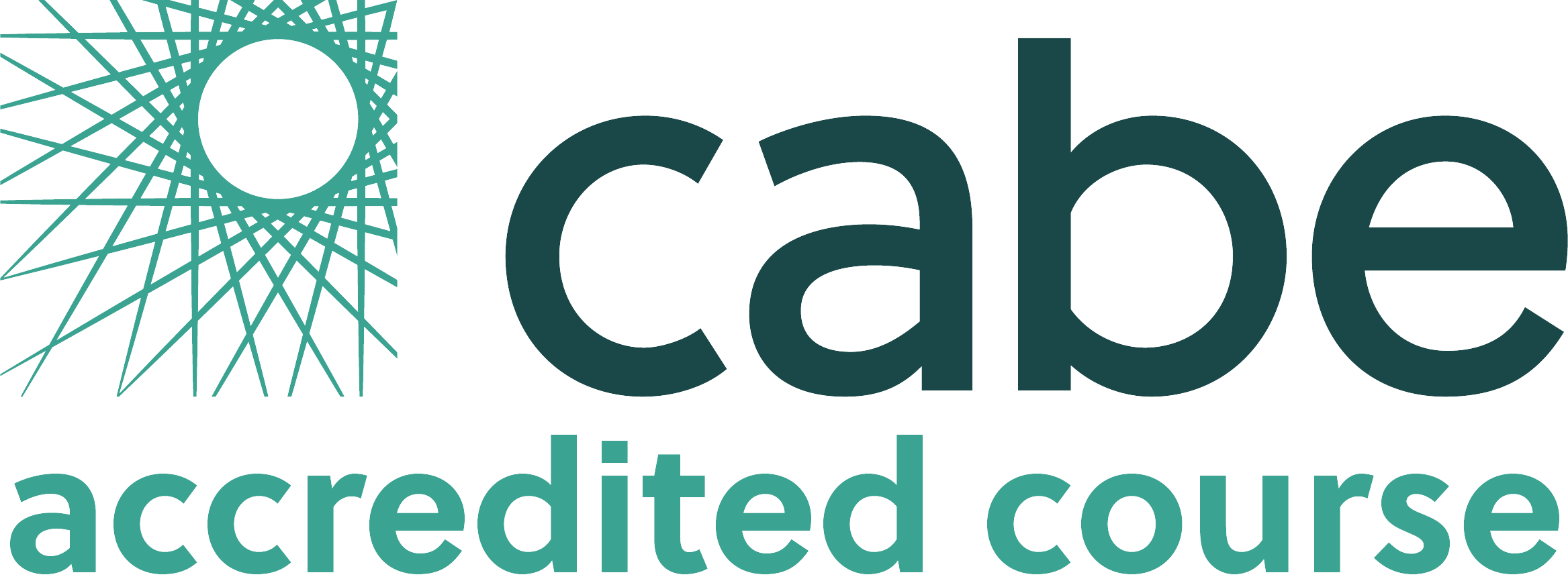 CABE accredited course logo