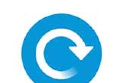 A blue symbol representing autorenewals