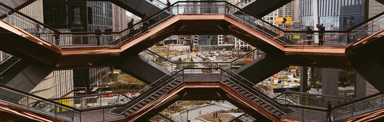 Vessel, connected staircase architecture in New York